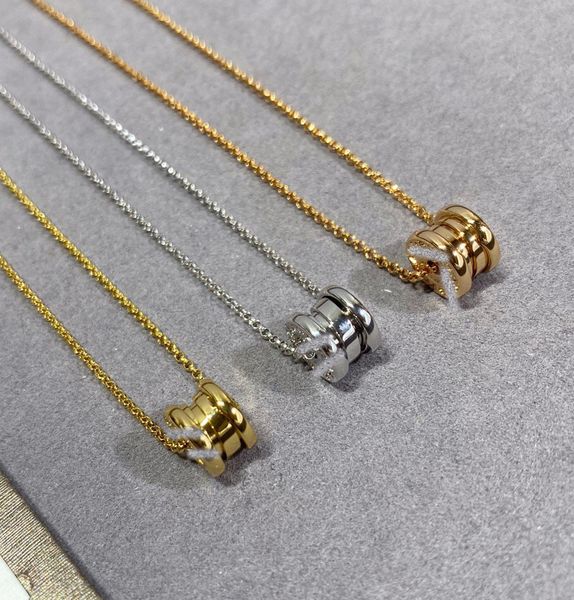 designer women's three color necklace little circle pendant classic choker steel jewelry gift, Silver
designer women's three color necklace little circle pendant classic choker steel jewelry gift, Silver