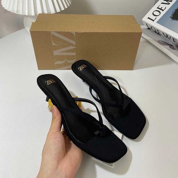za new 2023 square head french women's shoes slim strap angled toe thin back open heel fashion high grade sandals for women, Black
za new 2023 square head french women's shoes slim strap angled toe thin back open heel fashion high grade sandals for women, Black