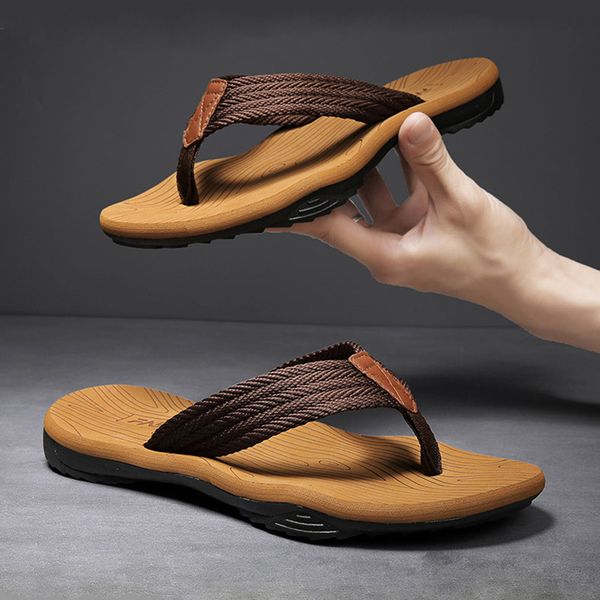 slippers summer men's flip flops anti slip large double soles soft sandals pinch inner length of 30cm 230703, Black
slippers summer men's flip flops anti slip large double soles soft sandals pinch inner length of 30cm 230703, Black