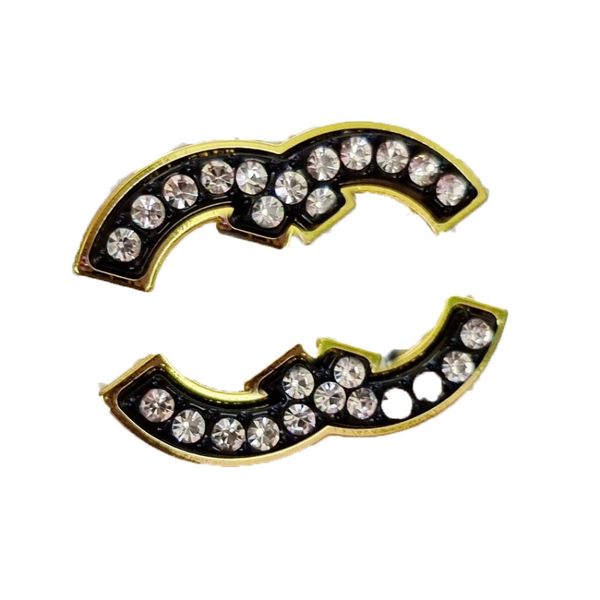 black crystal women pins designer brooches brand copy with stamp clothing copper alloy jewelry gold plated double letter sweater suit, Gray
black crystal women pins designer brooches brand copy with stamp clothing copper alloy jewelry gold plated double letter sweater suit, Gray