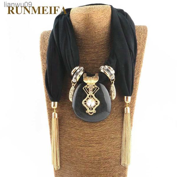 runmeifa new pendant scarf necklace for women long tassel black white khaki cotton necklaces jewelry gift #sw1852 l230704, Silver
runmeifa new pendant scarf necklace for women long tassel black white khaki cotton necklaces jewelry gift #sw1852 l230704, Silver