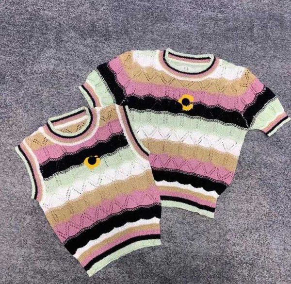 women's t-shirt designer 8color luxury designer casual knit short sleeve sweaters fashion wear classic letter pattern lady knitwear la, White
women's t-shirt designer 8color luxury designer casual knit short sleeve sweaters fashion wear classic letter pattern lady knitwear la, White