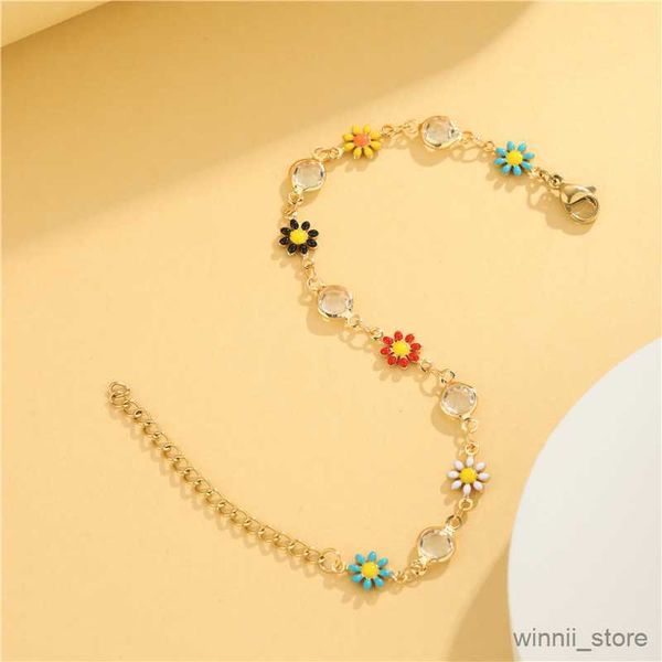 charm bracelets exquisite colorful flower bracelet charm metal chain bracelets birthday jewelry gifts r230704, Golden;silver
charm bracelets exquisite colorful flower bracelet charm metal chain bracelets birthday jewelry gifts r230704, Golden;silver