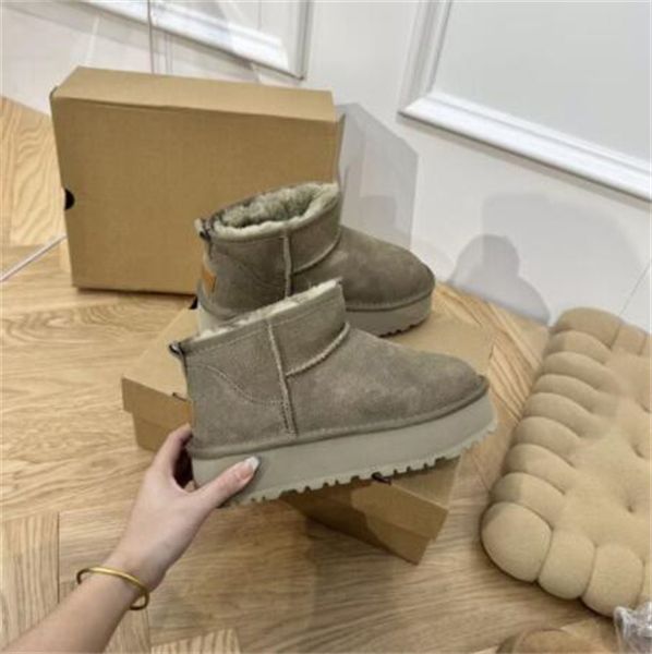 fashion mini platform boot designer woman winter ankle snow boots thick bottom real leather warm fluffy booties with fur, Black
fashion mini platform boot designer woman winter ankle snow boots thick bottom real leather warm fluffy booties with fur, Black