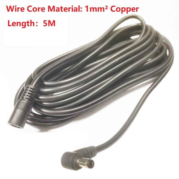 1mm² copper 90 degree angled dc 5.5x2.5mm male to female plug power extension connector cable 5m / 1pcs
1mm² copper 90 degree angled dc 5.5x2.5mm male to female plug power extension connector cable 5m / 1pcs