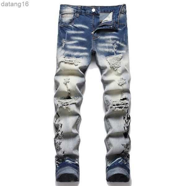 jeans mens designer for pants man white black rock revival biker pant broken hole embroidery hip hop denim letter pantalones 11 5xq5, Blue
jeans mens designer for pants man white black rock revival biker pant broken hole embroidery hip hop denim letter pantalones 11 5xq5, Blue