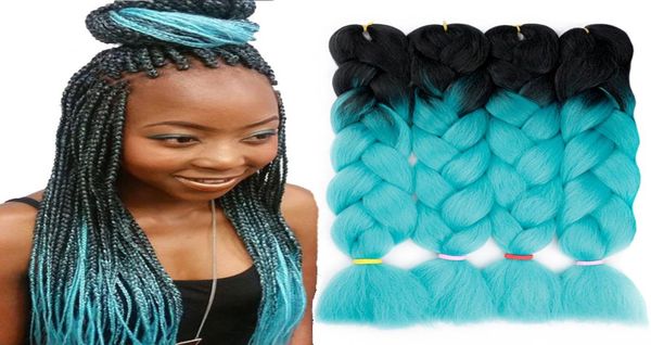 two color ombre kanekalon synthetic braiding jumbo braid hair extensions 24 inch 100gpack xpression braiding hair crochet box bra3940424, Black
two color ombre kanekalon synthetic braiding jumbo braid hair extensions 24 inch 100gpack xpression braiding hair crochet box bra3940424, Black