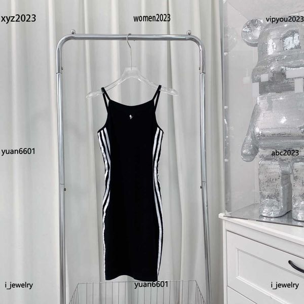 womens designer clothing fashion girl dresses white stripe decoration on the side strap dress summer hip wrap skirt june30, Black;gray
womens designer clothing fashion girl dresses white stripe decoration on the side strap dress summer hip wrap skirt june30, Black;gray
