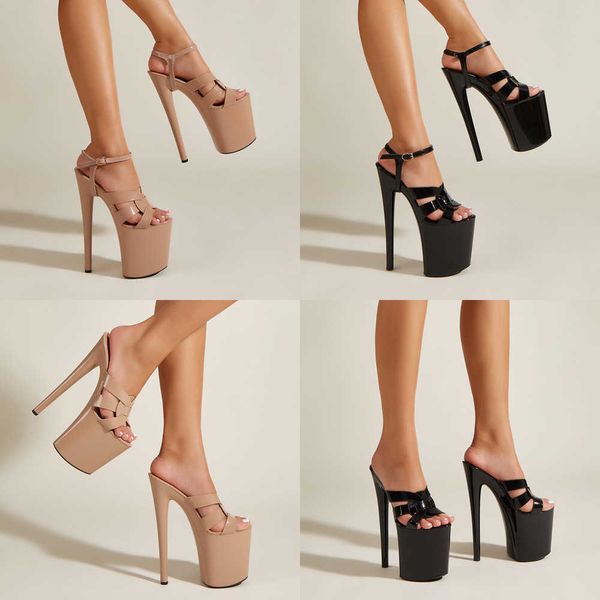 summer sandals runway style super stiletto high heels women platform buckle strap nightclub prom shoes 230511, Black
summer sandals runway style super stiletto high heels women platform buckle strap nightclub prom shoes 230511, Black