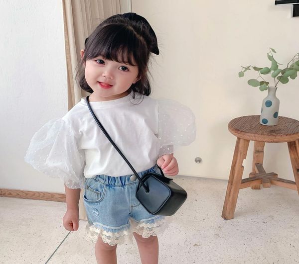 summer girls t shirt baby tee kids toddler tee shirt children streetwear clothes fashion dot mesh puff sleeve 1 to 7 yrs y2007802132, Blue
summer girls t shirt baby tee kids toddler tee shirt children streetwear clothes fashion dot mesh puff sleeve 1 to 7 yrs y2007802132, Blue