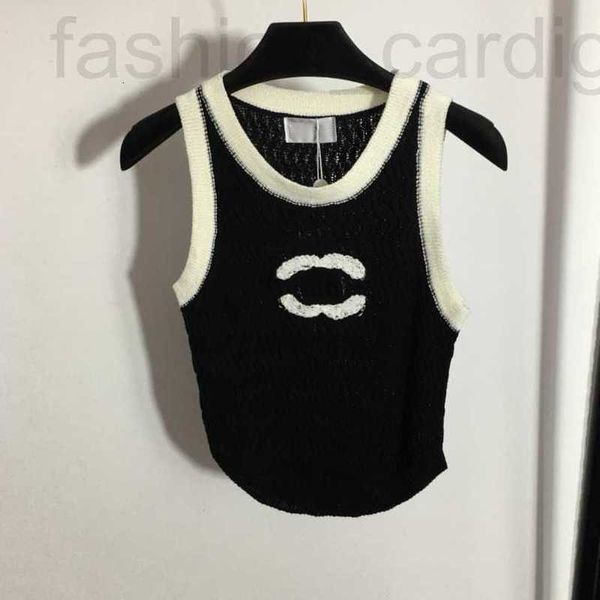women's tanks & camis designer 23ss brand women knit vest black white stitching camisole slim summer womens clothes a1 4479
women's tanks & camis designer 23ss brand women knit vest black white stitching camisole slim summer womens clothes a1 4479