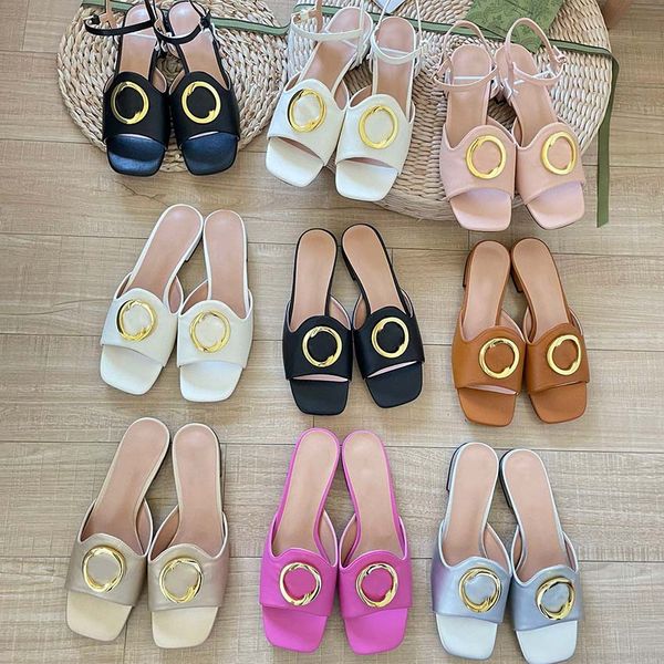 luxury designer women's sandals classic pattern round g summer fashion casual low heel lace up leather sandals-1, Black
luxury designer women's sandals classic pattern round g summer fashion casual low heel lace up leather sandals-1, Black