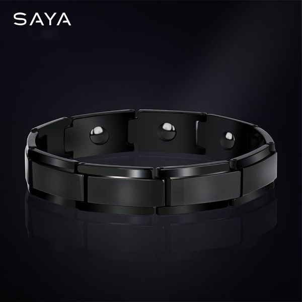 chain 12mm width black platingtungsten carbide bracelet for men jewelry matte finished inlay magnetic stone customized 230704
chain 12mm width black platingtungsten carbide bracelet for men jewelry matte finished inlay magnetic stone customized 230704