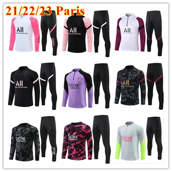 21 22 23 psgs soccer jersey tracksuit 21 22 paris classic style marquinhos mbappe kimpembe icardi di maria kids football paris training sets, Black
21 22 23 psgs soccer jersey tracksuit 21 22 paris classic style marquinhos mbappe kimpembe icardi di maria kids football paris training sets, Black