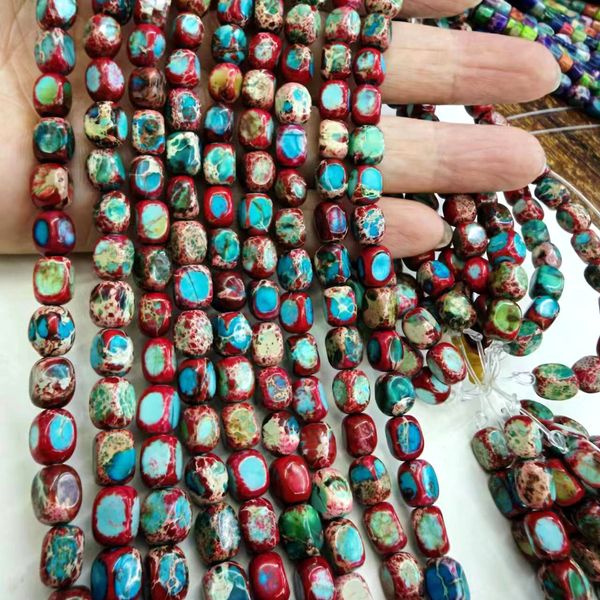 5-7mm natural turquoise red two-color imperial stone beads amorphous shape gem stone beads for diy bracelet ,necklace,hairpins,earrings jewe
5-7mm natural turquoise red two-color imperial stone beads amorphous shape gem stone beads for diy bracelet ,necklace,hairpins,earrings jewe