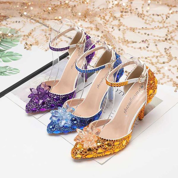 22 autumn pointed 9cm thin banquet wedding crystal rhinestone gift low multi color high heel shoes, Black
22 autumn pointed 9cm thin banquet wedding crystal rhinestone gift low multi color high heel shoes, Black