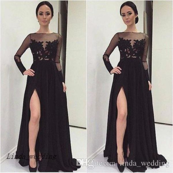 2019 elegant black long sleeves bridesmaid dress appliques side slit formal maid of honor gown plus size custom made7361109, White;pink
2019 elegant black long sleeves bridesmaid dress appliques side slit formal maid of honor gown plus size custom made7361109, White;pink