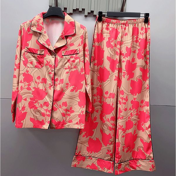 women nighty wear print pajama set luxury fashion two piece satin soft nightgown pant pajama set
women nighty wear print pajama set luxury fashion two piece satin soft nightgown pant pajama set