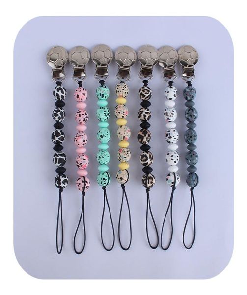 football pacifier clip baby creative soothing leopard print silicone bead teether pacifier holder antidrop chain dummy clip m29302282886
football pacifier clip baby creative soothing leopard print silicone bead teether pacifier holder antidrop chain dummy clip m29302282886
