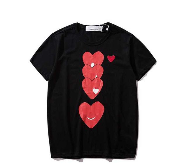 mens brands play t-shirts fashion designer red heart shirt casual cotton embroidered embroidery short sleeve summer direct selling, White;black
mens brands play t-shirts fashion designer red heart shirt casual cotton embroidered embroidery short sleeve summer direct selling, White;black