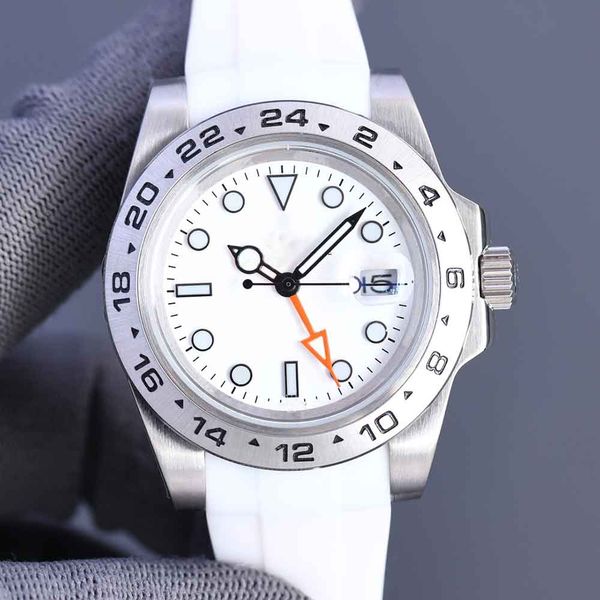 42mm white dial design luxury mens watch rubber strap mechanical movement automatic watches casual business wristwatch gift orologi di lusso, Slivery;brown
42mm white dial design luxury mens watch rubber strap mechanical movement automatic watches casual business wristwatch gift orologi di lusso, Slivery;brown