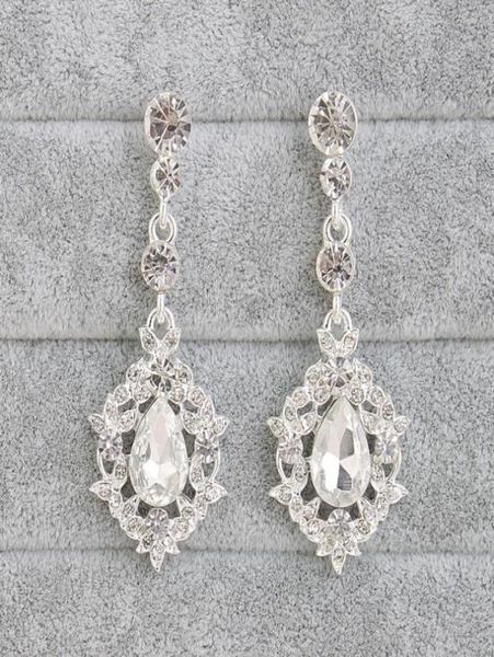 new design crystal bridal earrings elegant rhinestone diamond bridal jewelry wedding party decoration accessories 4481606, White
new design crystal bridal earrings elegant rhinestone diamond bridal jewelry wedding party decoration accessories 4481606, White