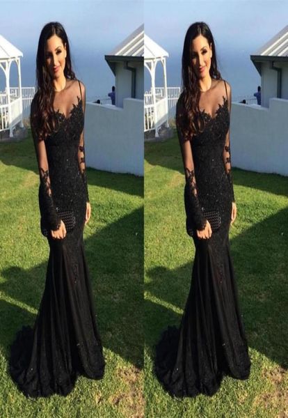 classical black mermaid dresses evening wear sheer jewel neck applique beaded sequins long sleeve evening gowns8774173, Black;red
classical black mermaid dresses evening wear sheer jewel neck applique beaded sequins long sleeve evening gowns8774173, Black;red