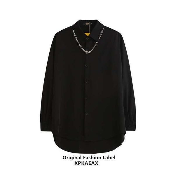 men polo original fashion brand summer china-chic minority solid color long sleeve shirt for men and women loose hip-hop fried street shirt, White;black
men polo original fashion brand summer china-chic minority solid color long sleeve shirt for men and women loose hip-hop fried street shirt, White;black