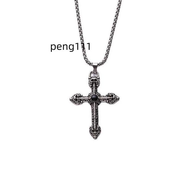 new desgin cross fashion pendant street trend hip hop necklace personality titanium steel chain necklace, Silver
new desgin cross fashion pendant street trend hip hop necklace personality titanium steel chain necklace, Silver