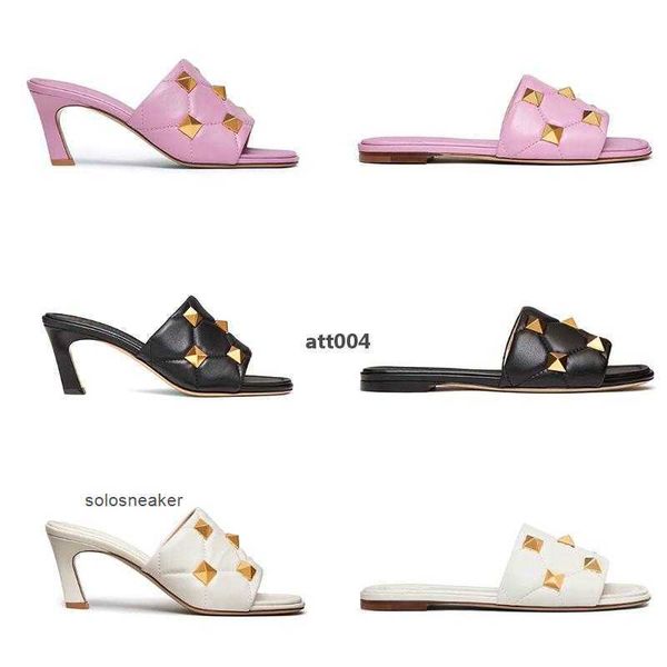 quilted quality slide women sandal high heel valentinoly rivet slides 65mm flat slippers roman stud ladies sheepskin su es xyo, Black
quilted quality slide women sandal high heel valentinoly rivet slides 65mm flat slippers roman stud ladies sheepskin su es xyo, Black