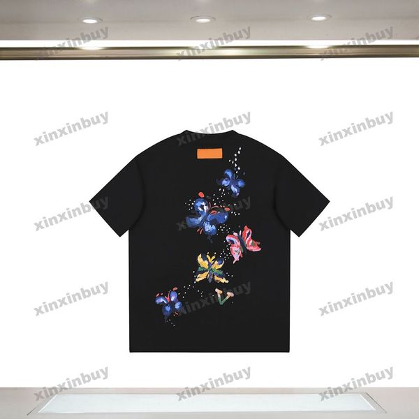 xinxinbuy men designer tee t shirt 23ss graffiti butterfly print short sleeve cotton women white black blue xs-xl, Black;brown
xinxinbuy men designer tee t shirt 23ss graffiti butterfly print short sleeve cotton women white black blue xs-xl, Black;brown