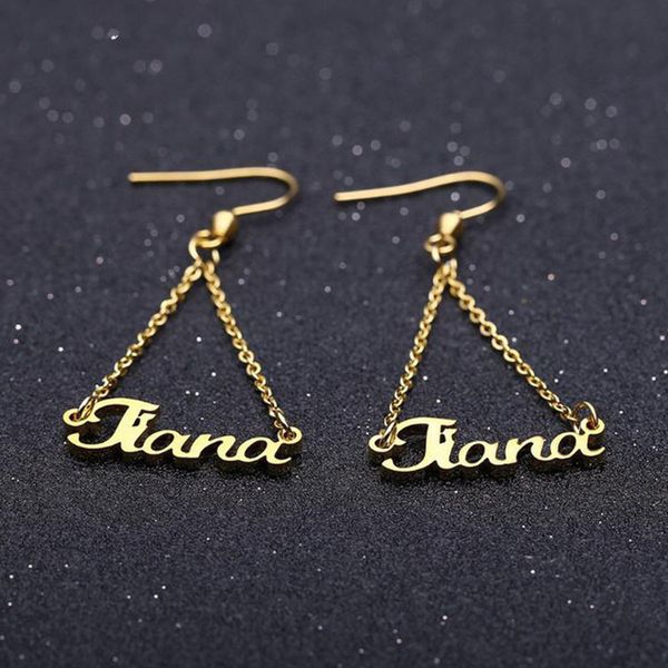 dangle chandelier stainless steel custom name drop earrings for women personalized any letters chain eardrop handmade jewelry birthday party, Silver
dangle chandelier stainless steel custom name drop earrings for women personalized any letters chain eardrop handmade jewelry birthday party, Silver