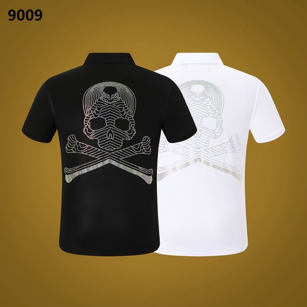 new pp men's polo shirt summer skull diamond phillip plain short sleeve designer t shirt harajuku tee brand skulls print streetwear pp, White;black
new pp men's polo shirt summer skull diamond phillip plain short sleeve designer t shirt harajuku tee brand skulls print streetwear pp, White;black