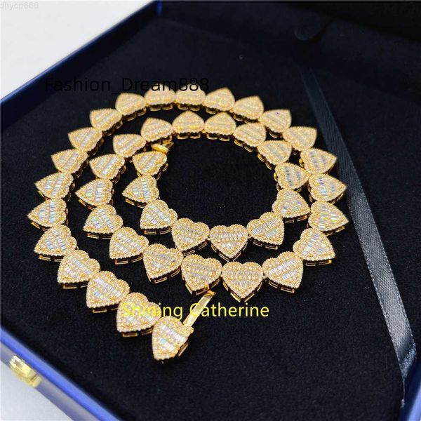 sale 13mm hip hop bling jewelry women men necklace vvs baguette moissanite iced out heart cuban chain, Silver
sale 13mm hip hop bling jewelry women men necklace vvs baguette moissanite iced out heart cuban chain, Silver