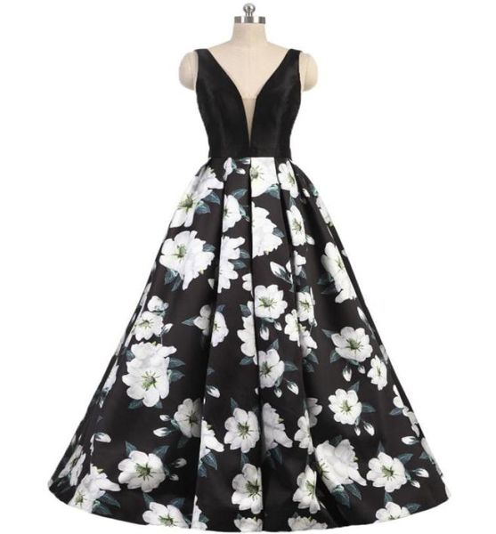 2021 printed flower prom dresses evening gowns v neck sleeveless backless a line ball gown long formal party dress7350566, Black
2021 printed flower prom dresses evening gowns v neck sleeveless backless a line ball gown long formal party dress7350566, Black