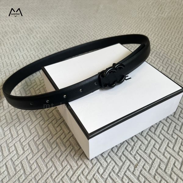 

womens belt designer color buckle belts for woman 2.5cm width classic thin leather size 95-115cm white brown black blue red beige letters sm, Black;brown