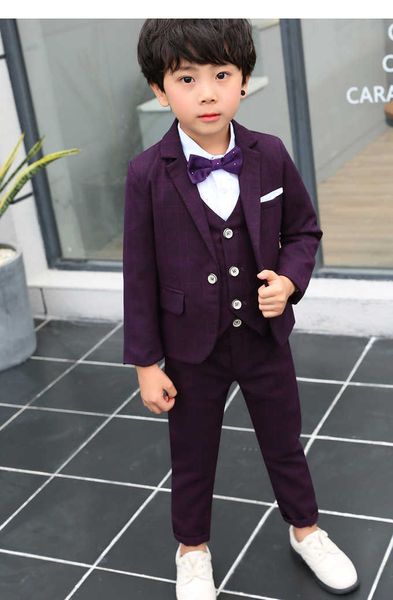 suits flower boys blazer+vest+pants+bowtie 4pcs set children formal purple dress suit kids wedding party performance ceremony costumehkd2307, Black
suits flower boys blazer+vest+pants+bowtie 4pcs set children formal purple dress suit kids wedding party performance ceremony costumehkd2307, Black