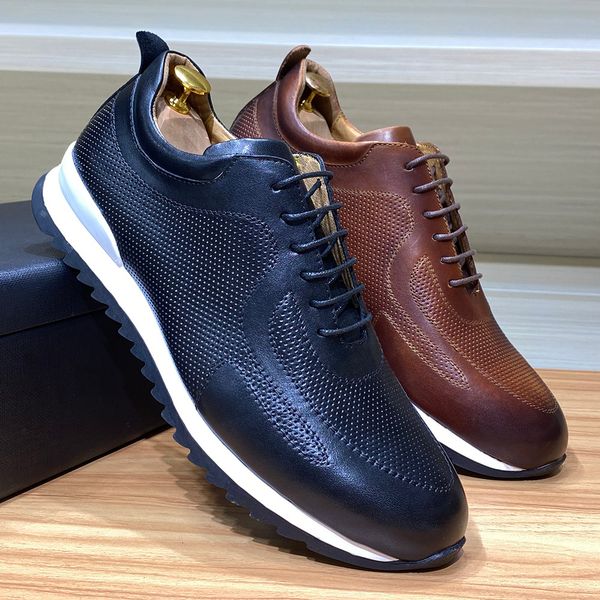 dress shoes luxury mens sneakers genuine leather laceup comfortable oxford classic casual for men outdoor street travel flat footwear 230703, Black
dress shoes luxury mens sneakers genuine leather laceup comfortable oxford classic casual for men outdoor street travel flat footwear 230703, Black