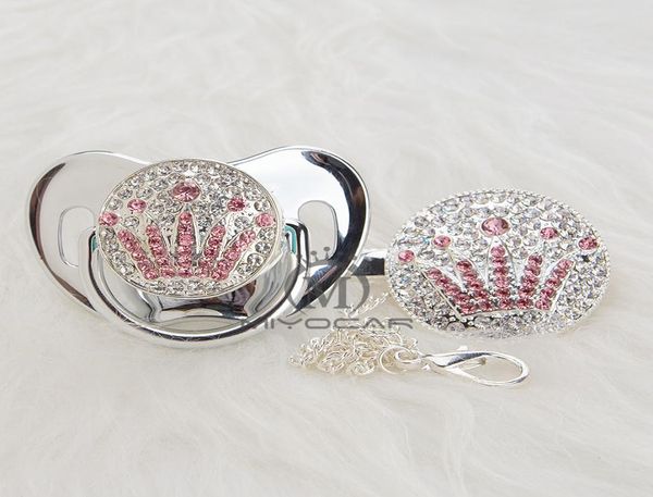 miyocar bling unique design silver pink crown pacifier and clip set bpa sgs pass safe to baby pacifier holder apcg91 t200424865983
miyocar bling unique design silver pink crown pacifier and clip set bpa sgs pass safe to baby pacifier holder apcg91 t200424865983