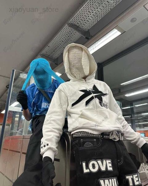 men's hoodies white planetary embroidery zipper hoodie teen streetwear y2k hoodie oversized gothic loose comfortable men hkd230704, Black
men's hoodies white planetary embroidery zipper hoodie teen streetwear y2k hoodie oversized gothic loose comfortable men hkd230704, Black