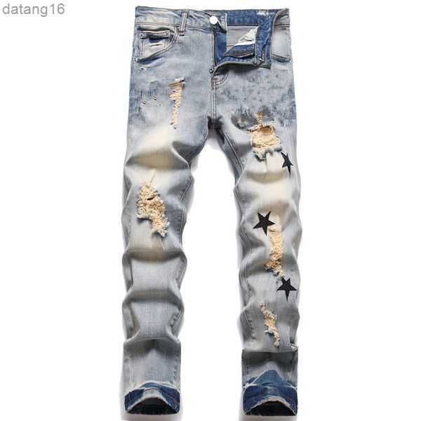 jeans mens designer for pants man white black rock revival biker pant broken hole embroidery hip hop denim letter pantalones 6 b2nx, Blue
jeans mens designer for pants man white black rock revival biker pant broken hole embroidery hip hop denim letter pantalones 6 b2nx, Blue