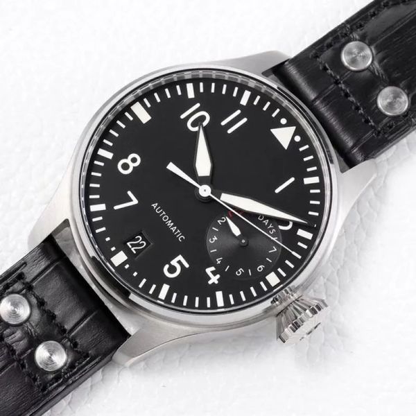 u1 grade aaa luxury designer watch new men automatic mechanical big classic pilot watches 46mm le prince black genuine leather wristwatches, Slivery;golden
u1 grade aaa luxury designer watch new men automatic mechanical big classic pilot watches 46mm le prince black genuine leather wristwatches, Slivery;golden