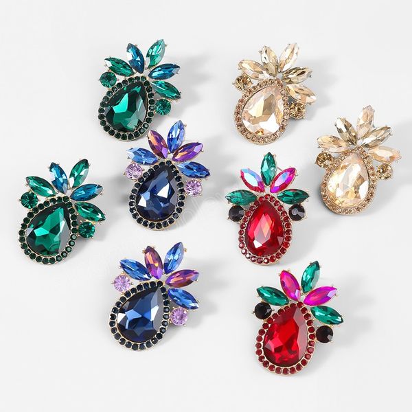 shiny rhinestone water drop flower multicolor women's earrings party wedding fashion statement jewelry accessories, Silver
shiny rhinestone water drop flower multicolor women's earrings party wedding fashion statement jewelry accessories, Silver