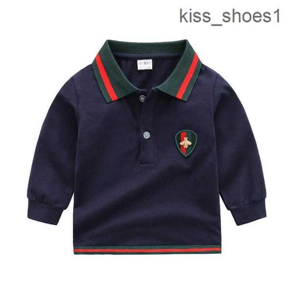 2023 spring autumn baby boys girls t-shirts kids long sleeve t-shirt turn-down collar childern cotton casual shirt child pullover, Blue
2023 spring autumn baby boys girls t-shirts kids long sleeve t-shirt turn-down collar childern cotton casual shirt child pullover, Blue