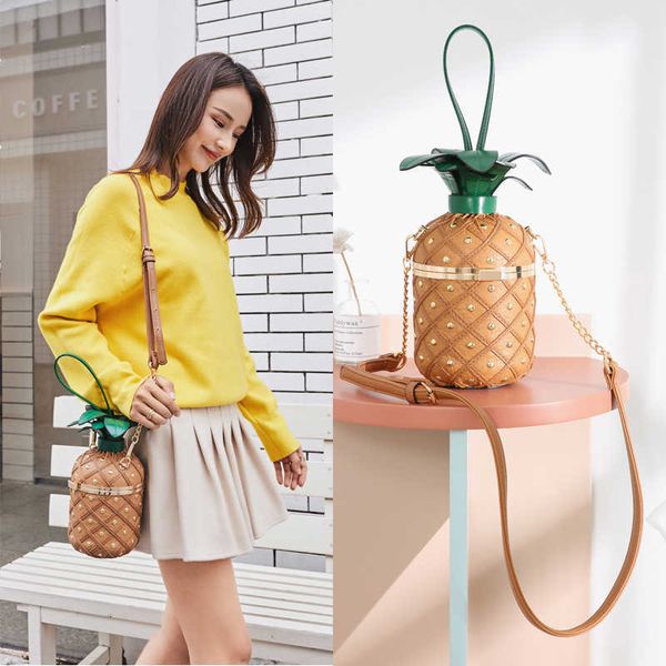 personalized creative women's bag pineapple tote chain crossbody small round bag 0824
personalized creative women's bag pineapple tote chain crossbody small round bag 0824