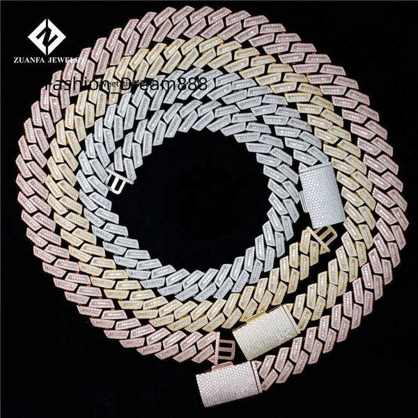 designer jewelry 18mm moissanite iced out diamond gold chain necklace real 14k white gold necklace miami cuban chain, Silver
designer jewelry 18mm moissanite iced out diamond gold chain necklace real 14k white gold necklace miami cuban chain, Silver