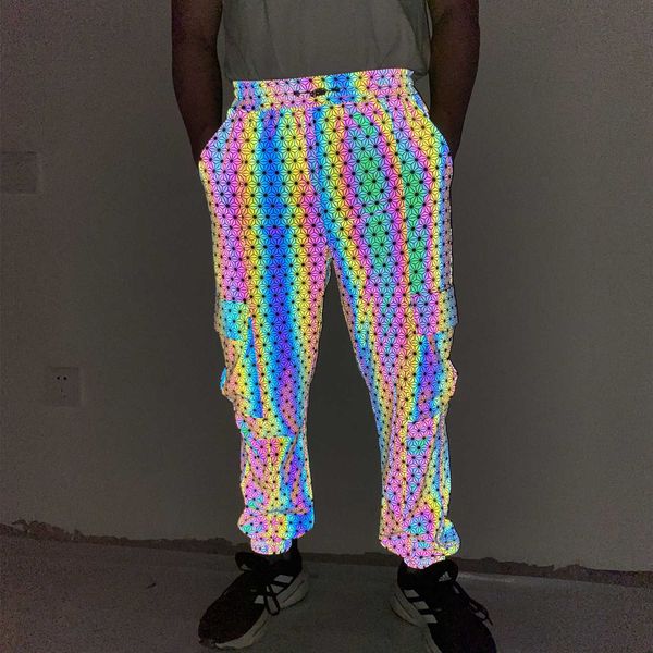 2023 functional style geometric pattern colorful reflective cargo pants men's knitting breathable casual slim-fit, White;black
2023 functional style geometric pattern colorful reflective cargo pants men's knitting breathable casual slim-fit, White;black