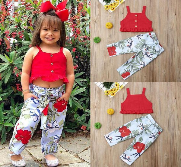 summer toddler baby girl clothes sleeveless crop floral pants outfits set3219890, White
summer toddler baby girl clothes sleeveless crop floral pants outfits set3219890, White