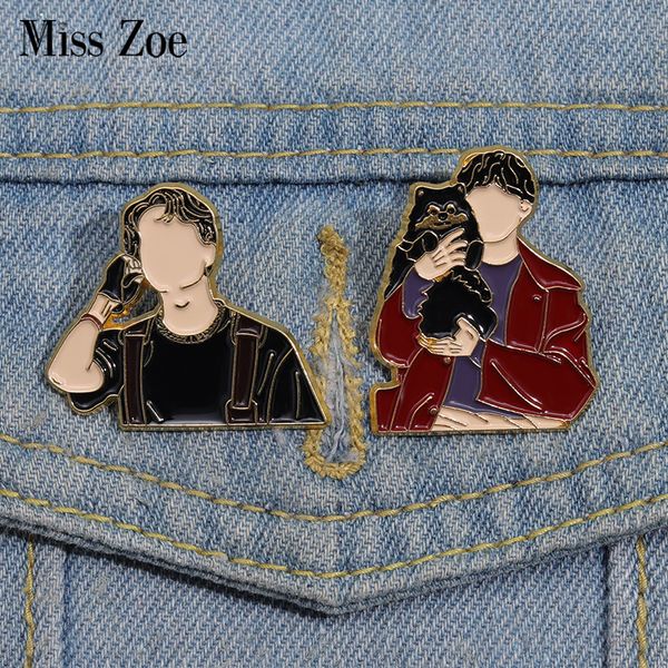 star enamel pins custom celebrity brooches lapel badges funny jewelry gift for fan friends, Gray
star enamel pins custom celebrity brooches lapel badges funny jewelry gift for fan friends, Gray