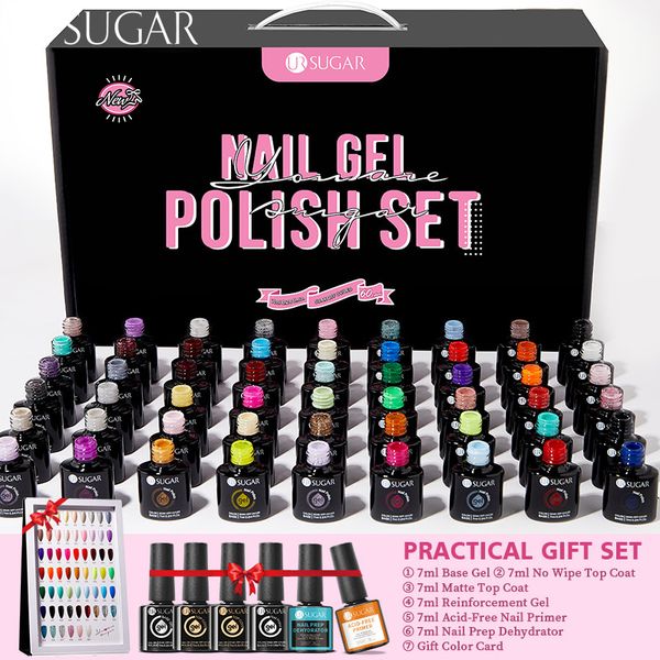 nail manicure set ur sugar 60 colors gel polish kit uv led vernish send 6pcs functional base whole learner 230704
nail manicure set ur sugar 60 colors gel polish kit uv led vernish send 6pcs functional base whole learner 230704